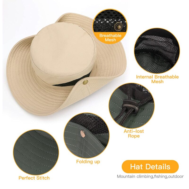 Electomania Polyester Unisex Sun Protection Cap (Dd4949431_Army Green_Free Size) - Image 5