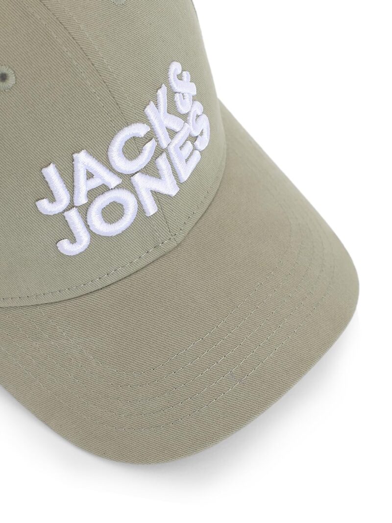 JACK & JONES Men's 100% Cotton JAC Jack & JonesCORE Baseball Cap Dusty Olive ONE - Image 4
