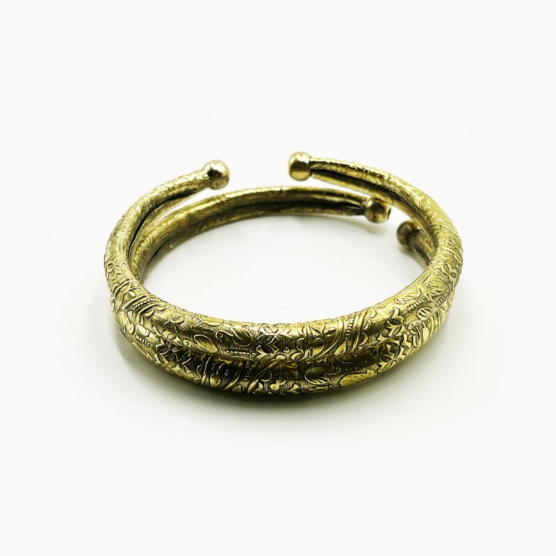 THE STYLE COURTYARD Oxidized Toe/Anklet/Leg Kada – Traditional Rajasthani Jewelry, Kada Payal (Style C) - Image 6