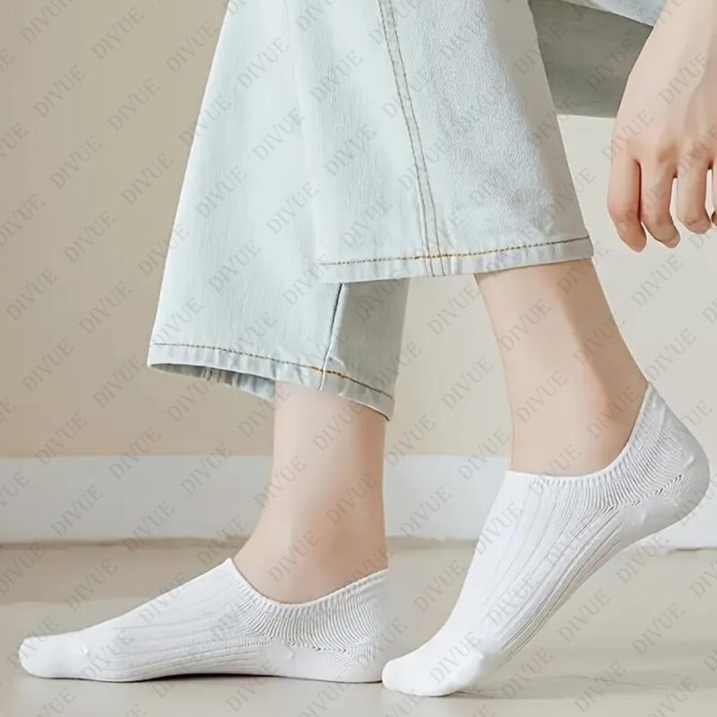 DIVUE Ankle Length Low cut Socks for Men & Women | 6 Pair Multi Color Combo Pack | Soft Cotton Stretch Fabric | Breathable, Sweat Absorbent & Durable | ankle Casual Sports Socks - Image 7