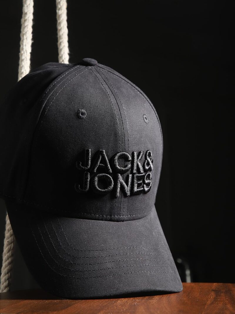 JACK & JONES Men's 100% Cotton JAC Jack & JonesCORE Baseball Cap Anthracite ONE - Image 2