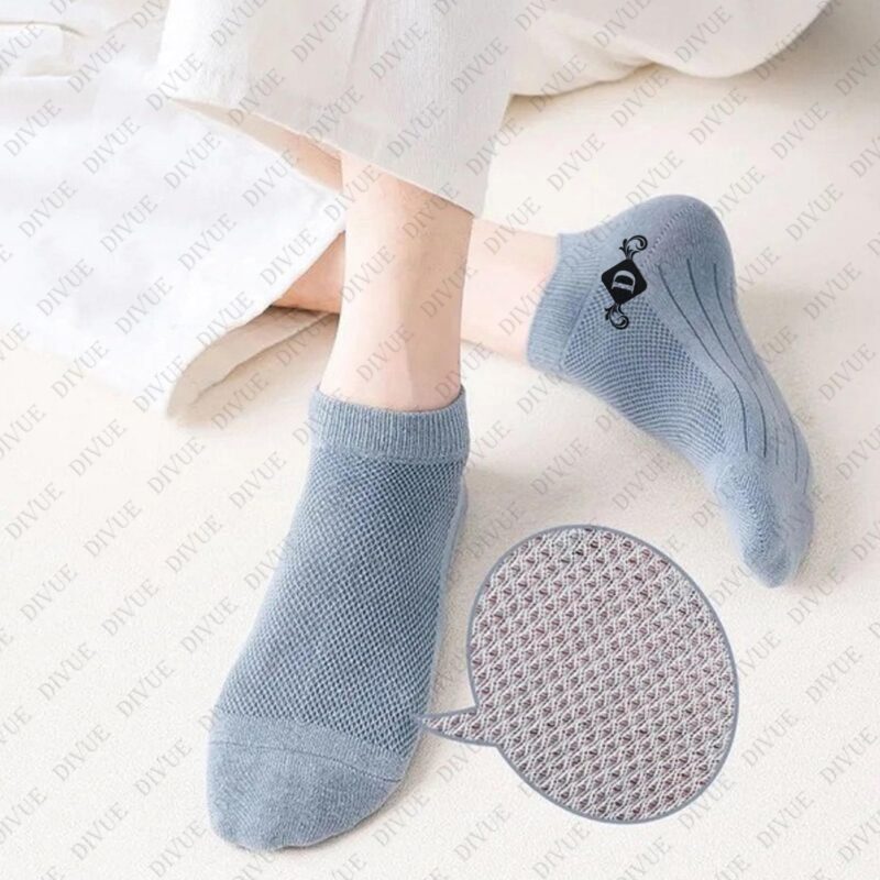 DIVUE Ankle Length Socks For Men And Women Free Size Pack of 6 | Made With Cotton Breathable, Anti Odour & Moisture Absorbent Blend cotton unisex Cute Multicolor design (Multi Color) - Image 6