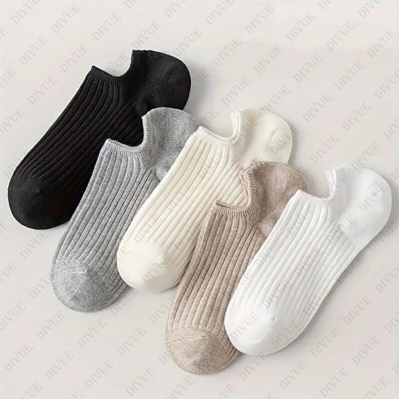 DIVUE Ankle Length Low cut Socks for Men & Women | 6 Pair Multi Color Combo Pack | Soft Cotton Stretch Fabric | Breathable, Sweat Absorbent & Durable | ankle Casual Sports Socks - Image 6