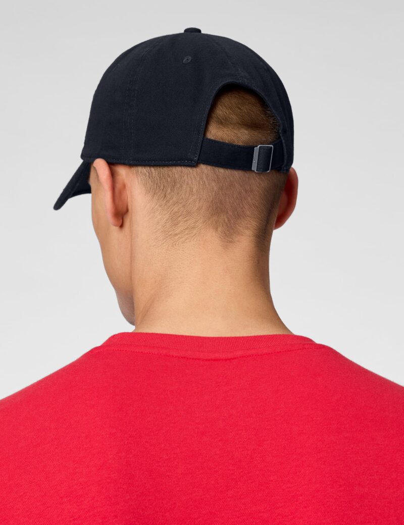 Nike Cotton Unisex's Cap (FB5368-011_Black/White - Image 3