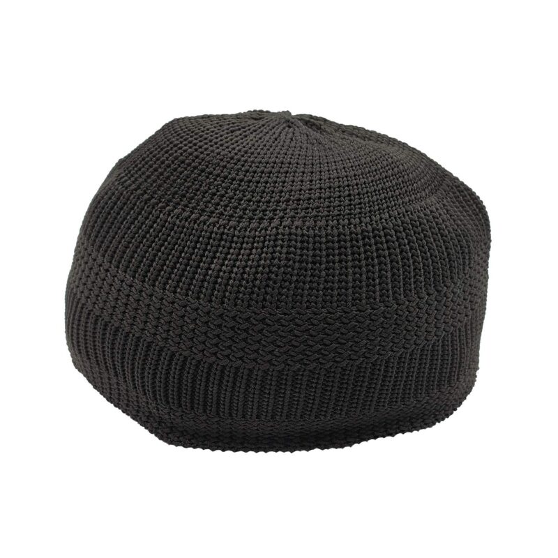 Shahid Cap House Indonesia Muslim namaz Prayer topi (caps) for Mens in Black Color (Large) - Image 3