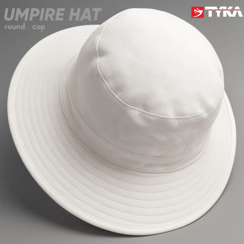 TYKA Cricket Umpire Panama Hat | Wide Brim Sun Protection Hat with Sweat-Absorbent Towel Lining | Lightweight & Breathable Headwear for Cricket Matches (in, Alpha, M, Off White) - Image 4