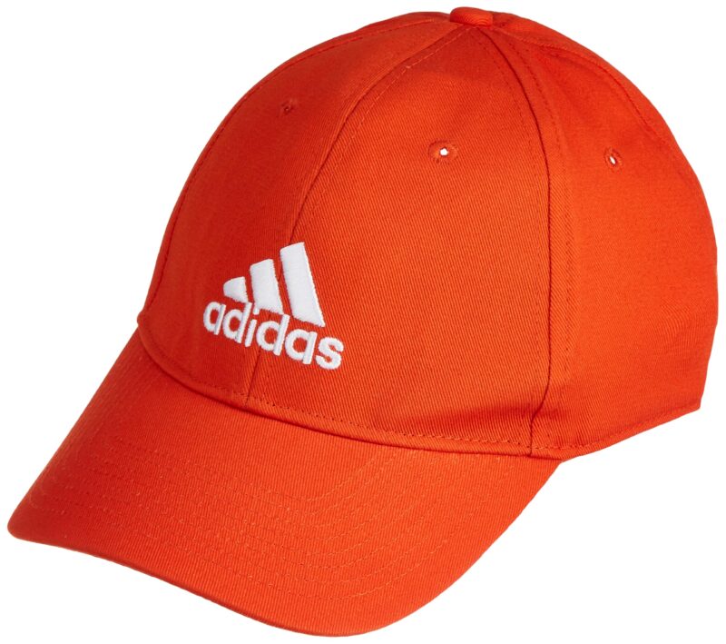 adidas Synthetic Men's Cap (FS6453_Corang, Free Size, Red