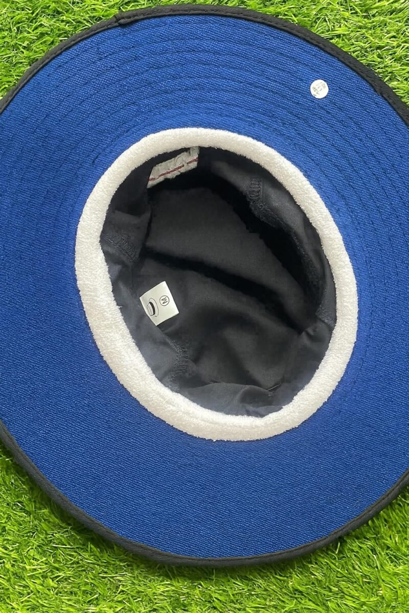 TYKA Cricket Umpire Panama Hat | Wide Brim Sun Protection Hat with Sweat-Absorbent Towel Lining | Lightweight & Breathable Headwear for Cricket Matches (in, Alpha, M, Royal) - Image 4