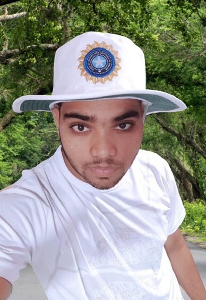 Men's and Women's India Cricket Cap Original Quality Head Caps for Men Unisex Mens Cap Buckle Men for All Sports Cricket Caps(IND Round HAT White,HAT Blue) - Image 2