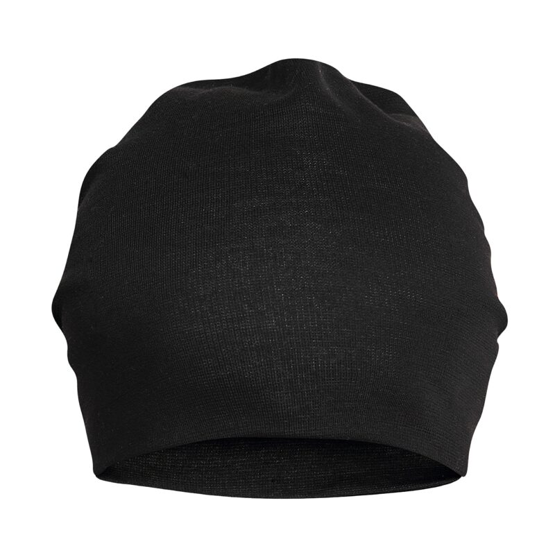 FabSeasons Cotton Blended Slouchy Beanie and Skull Cap for Summer, Winter, Autumn & Spring Season, Can be Used as a Helmet Cap Too Black - Image 2