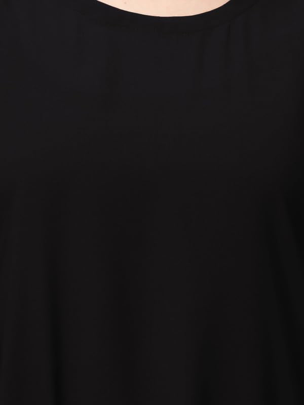 Muslim Closet Women's Inner Abaya Dress With Side Pocket Made with Nida Matte Fabric - Image 6