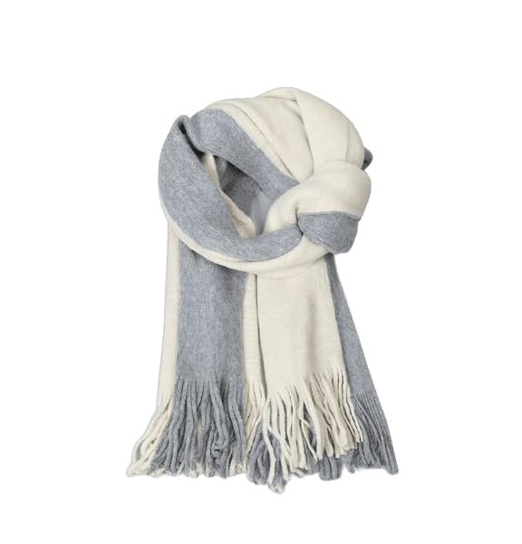 Alexvyan Fashions Two Color Extra Soft MicroFibre Cashmere Knitted Mufflers Cum Scarves Cum Stoles Woolen Men and Women Casual Scarf Soft and Warm Muffler - Image 9