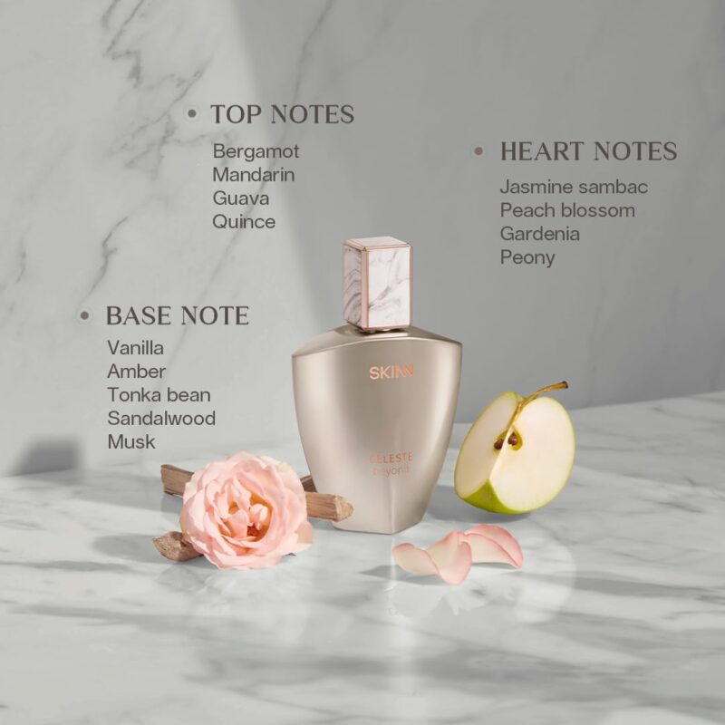 Skinn By Titan Celeste Beyond, 100ml Liquid EDP For Women - Amber Wood - Image 3