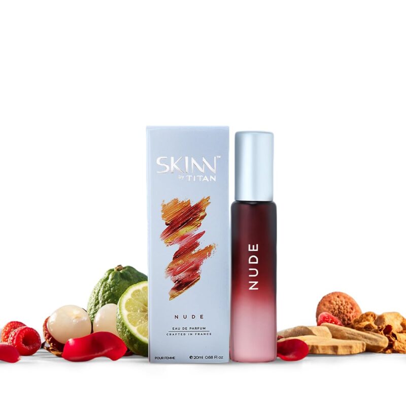 Skinn By Titan | Nude Perfume - 20 Ml | Perfume For Woman | Gift for Women | Premium Fragrance | Grooming Essentials | Long Lasting Smell for Women | Eau De Parfum