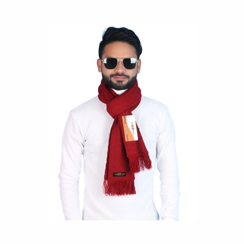 Men’s Winter Muffler Soft Warm Woolen Scarf for Men Stylish Muffler for Office, Casual & Travel