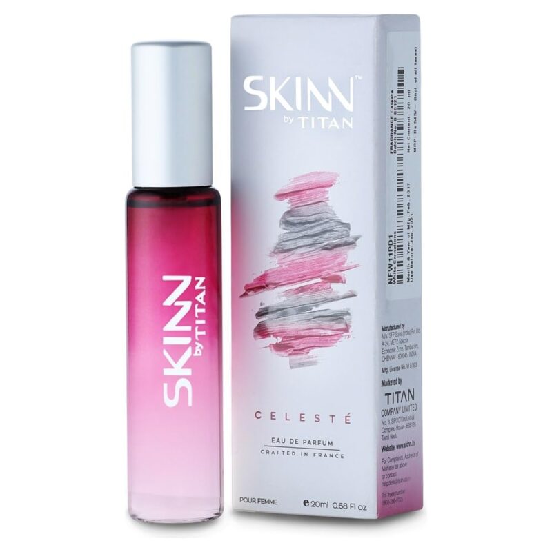 Skinn By Titan | Celeste Perfume - 20 Ml | Perfume For Woman | Gift for Women | Premium Fragrance | Grooming Essentials | Long Lasting Smell for Women |Floral, Fruity , Fresh | Eau De Parfum - Image 2