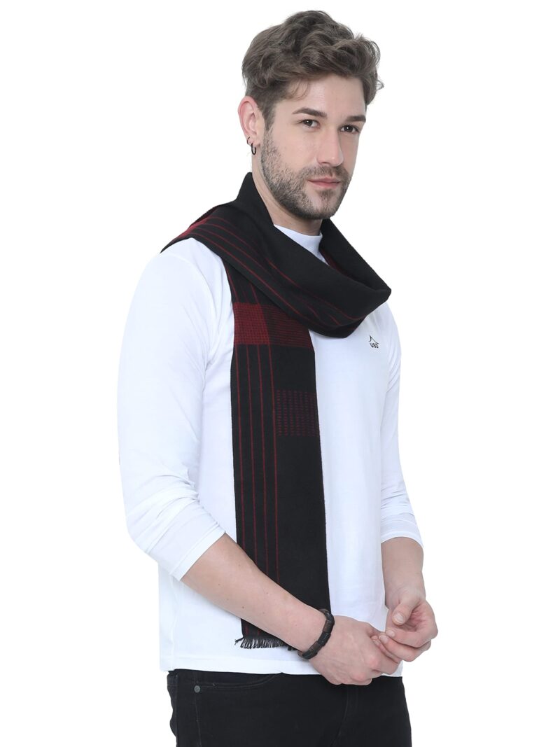 FabSeasons Men & Women Casual Luxurious Premium Acrylic Woolen Muffler/Scarf/Stole for Winter, Size 30 x 180 cms - Image 3