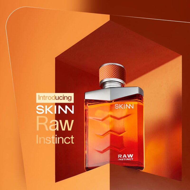 Skinn By Titan | Raw Instinct - 100ml | Perfume for Men | Eau De Parfum | Long Lasting Smell | Gift for him | Fresh & Spicy - Image 2