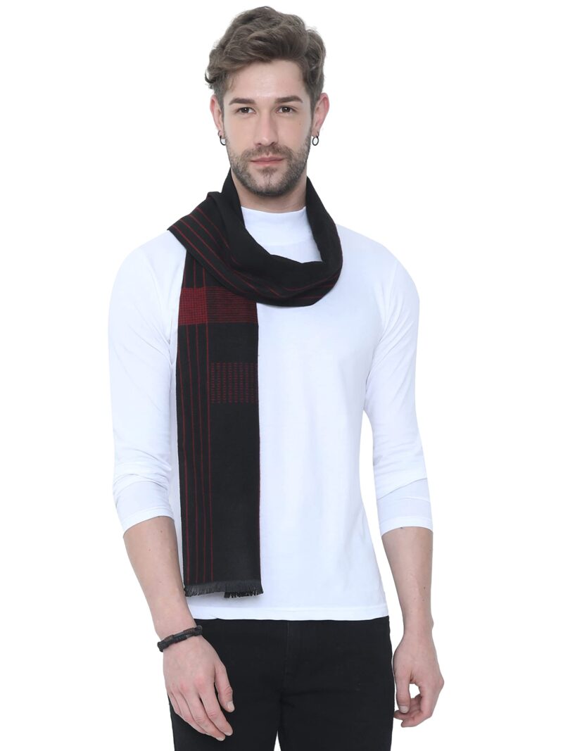 FabSeasons Men & Women Casual Luxurious Premium Acrylic Woolen Muffler/Scarf/Stole for Winter, Size 30 x 180 cms