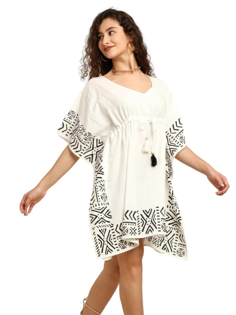 KE KANHA EXPORTS Kaftan Dress for Women Stylish|Boho Beach Wear|Multicolor|Easily fits M to XXL - Image 3