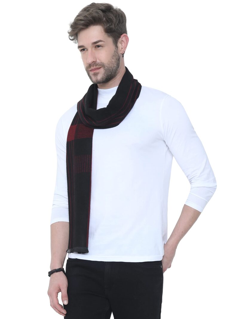 FabSeasons Men & Women Casual Luxurious Premium Acrylic Woolen Muffler/Scarf/Stole for Winter, Size 30 x 180 cms - Image 2