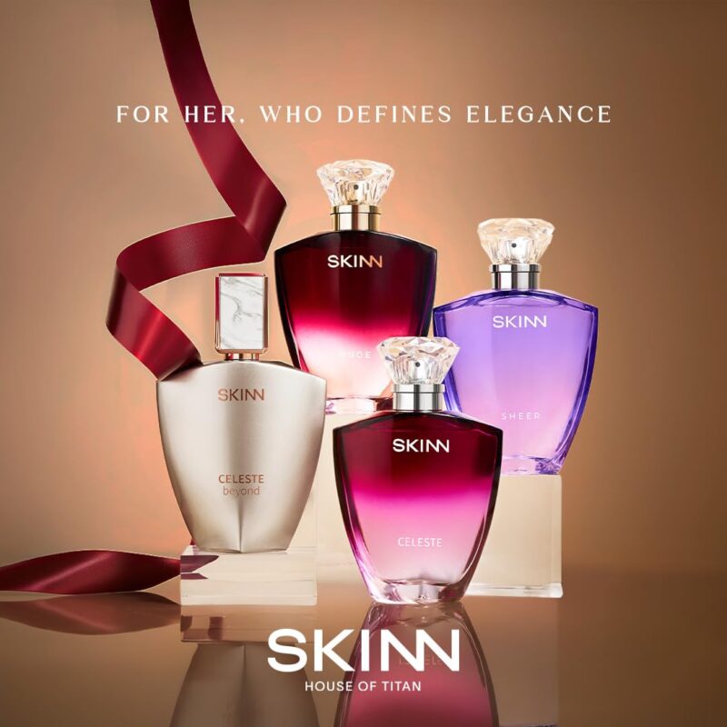 Skinn by Titan Nude Long Lasting Everyday Eau De Parfum for Women - 50 mL | Women's Fragrance | For Daily Use | Premium Fragrance | Women's Perfume | Gift for women - Image 5