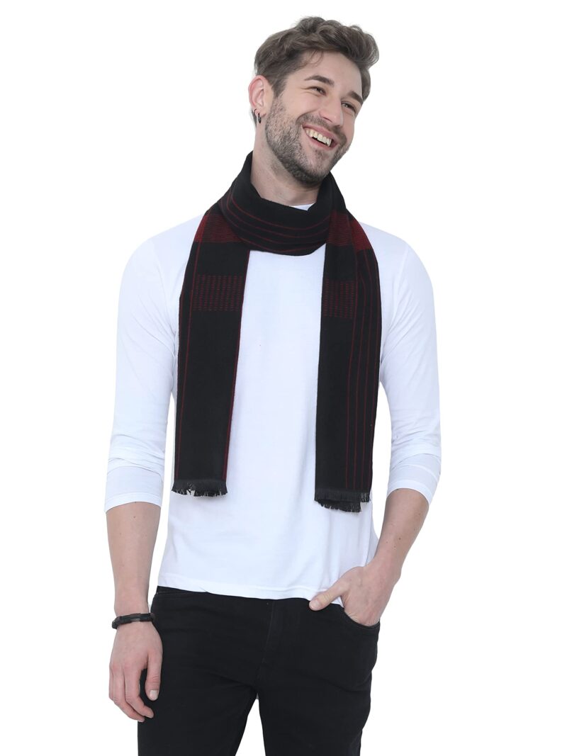 FabSeasons Men & Women Casual Luxurious Premium Acrylic Woolen Muffler/Scarf/Stole for Winter, Size 30 x 180 cms - Image 9