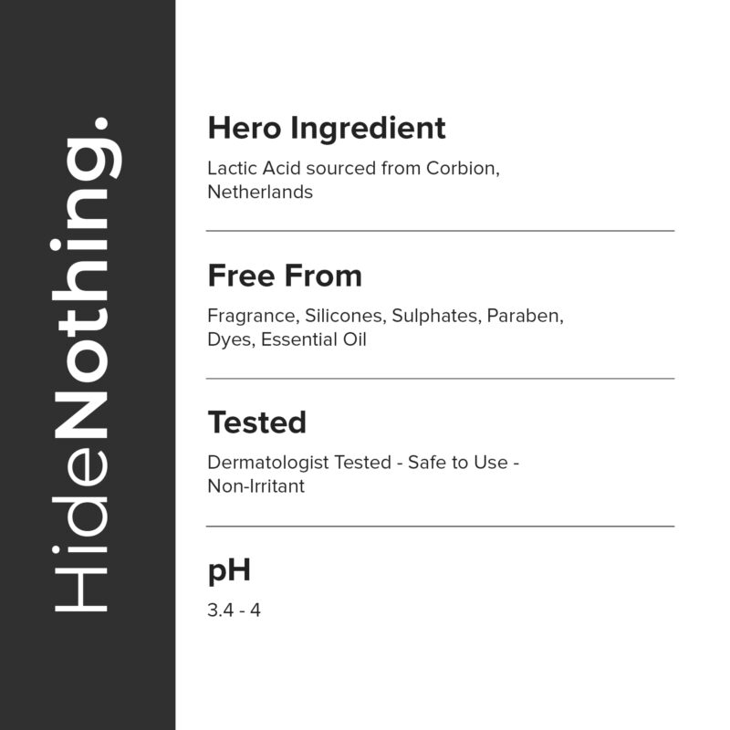 Minimalist 10% AHA BHA Exfoliating Serum For Beginners, AHAs (Lactic Acid & Glycolic Acid) & BHA (Salicylic Acid) Serum, 30ml - Image 5