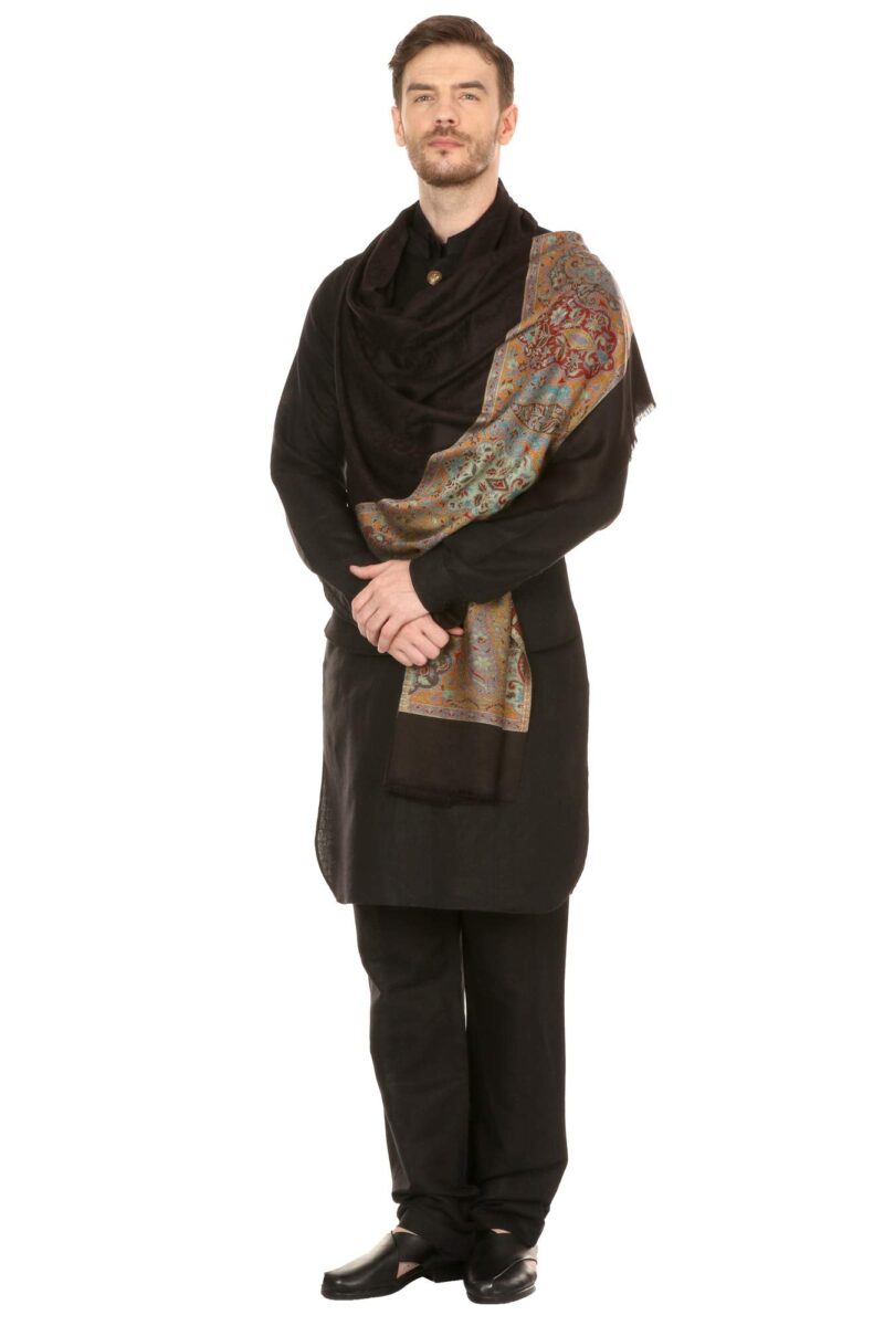 Pashtush Mens Bamboo Scarf Stole, Extra Soft - Image 4