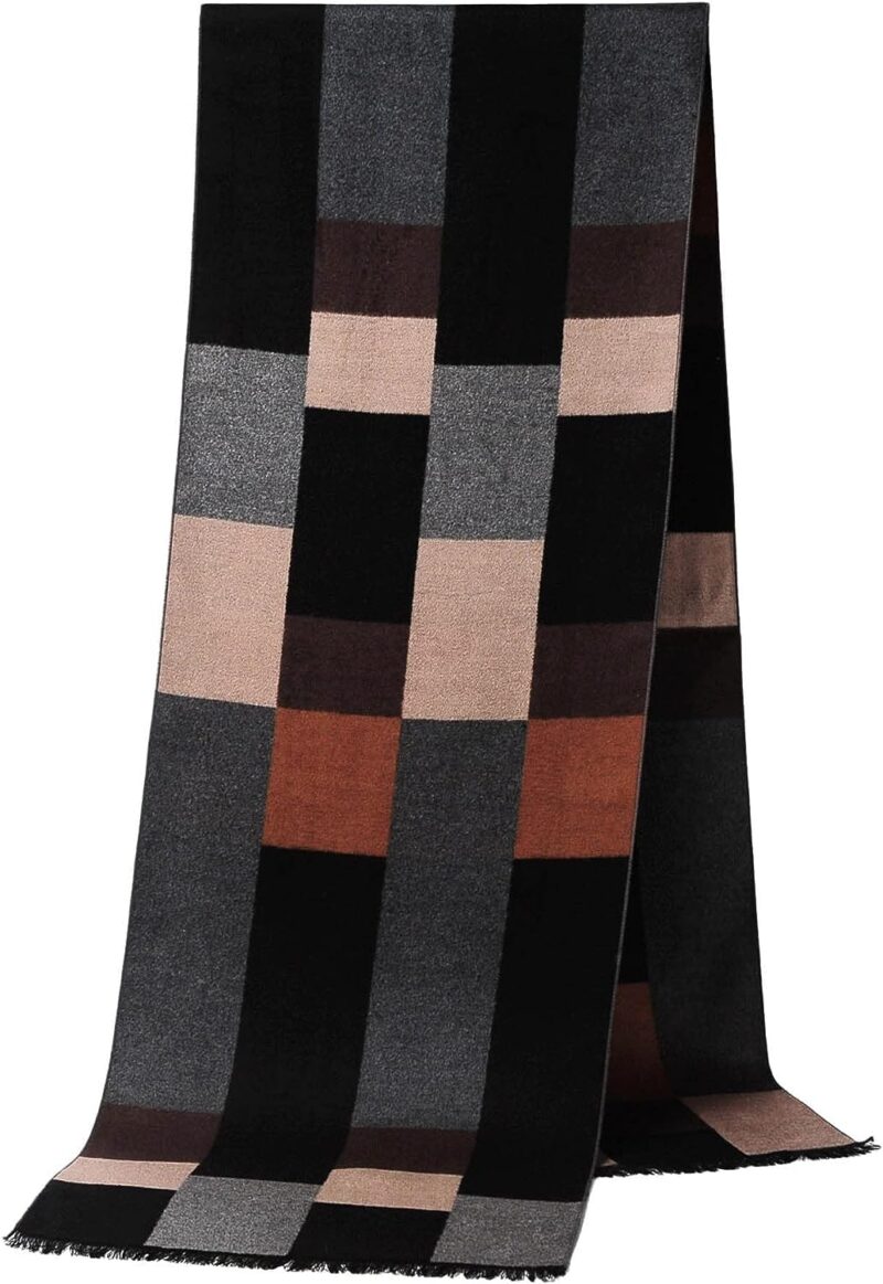 Alexvyan Fashions Multicolor Box Cashmere Mufflers Cum Scarves Cum Stoles Woolen Men and Women Casual Scarf Soft And Warm - Image 4