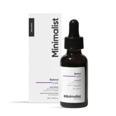 Minimalist Anti-Aging Night Serum with 0.3% Retinol & Q10|Fine Lines & Wrinkles Reduction Serum for Beginners|Water-Free Formula for Stability & Nourishment|Suitable for All Skin Types|For Unisex|30ml
