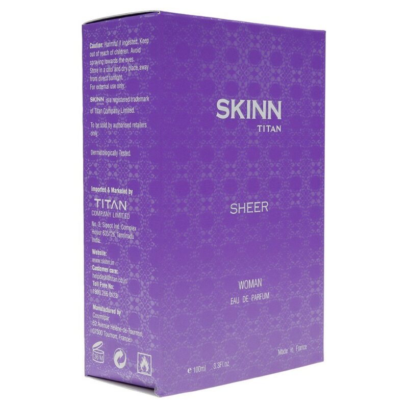 Titan Skinn Sheer Woman Fruity, Floral Scent Perfume, 50ml - Image 4