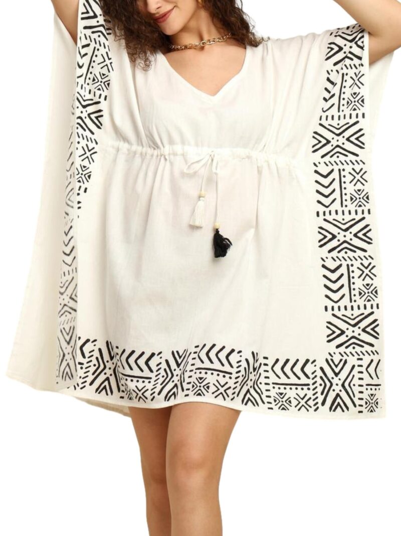 KE KANHA EXPORTS Kaftan Dress for Women Stylish|Boho Beach Wear|Multicolor|Easily fits M to XXL