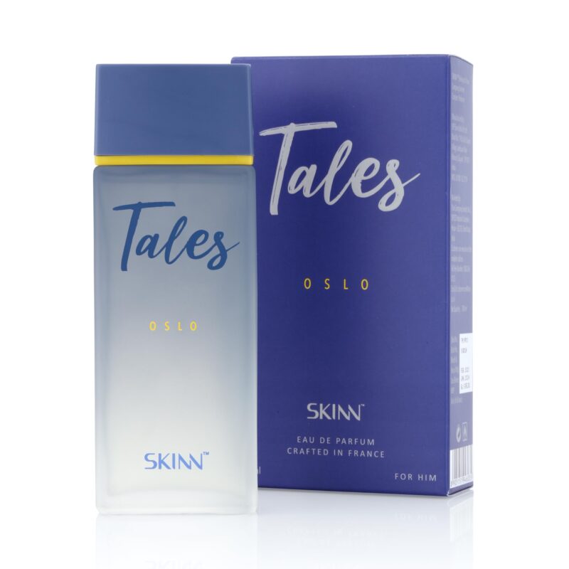Skinn By Titan | Tales Oslo Perfume - 100 Ml | Perfume For Man | Gift for Men | Premium Fragrance | Grooming Essentials | Long Lasting Smell for Men |Woody, Spicy | Eau De Parfum
