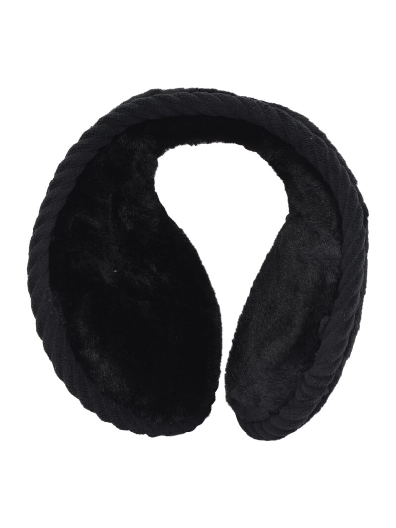 FabSeasons outdoor earmuff/ear earmer/ear cap with faux fur on the inside for Men & Women - Image 2