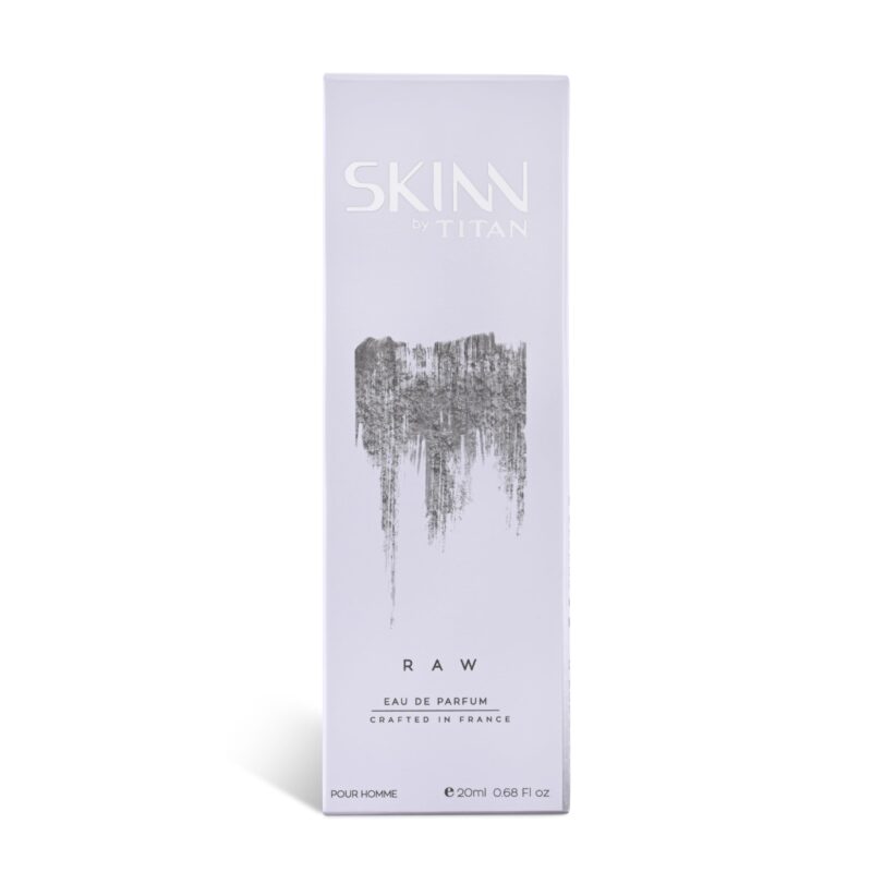 Skinn by Titan, Raw Long Lasting EDP for Men - 20 mL | Perfume for Men | Eau De Parfum for Men | Premium Fragrance | Grooming Essentials - Image 2