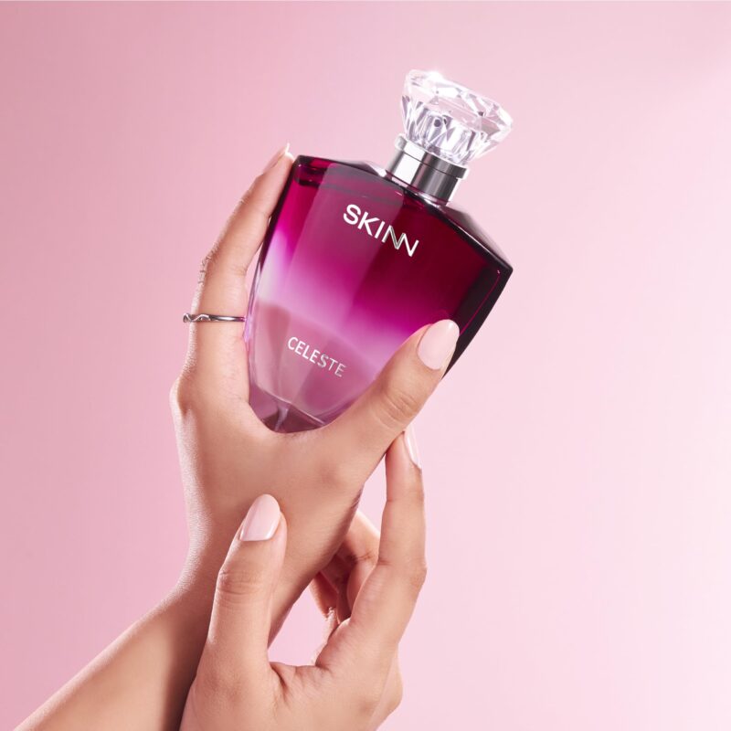 Skinn By Titan | Celeste Perfume - 100 Ml | Perfume For Woman | Gift for Women | Premium Fragrance | Grooming Essentials | Long Lasting Smell for Women |Floral, Fruity, Fresh | Eau De Parfum - Image 3