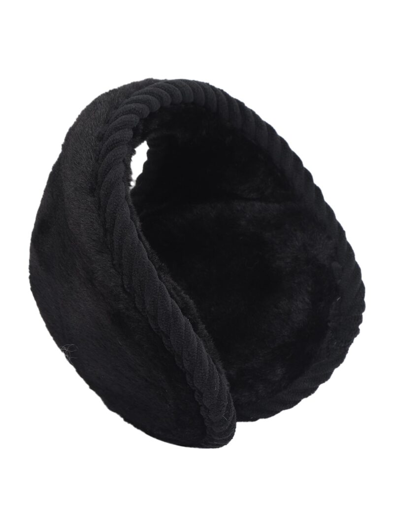FabSeasons outdoor earmuff/ear earmer/ear cap with faux fur on the inside for Men & Women - Image 4