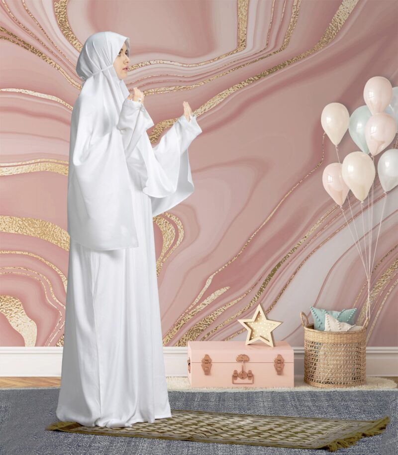 Mehar Hijab's Womens Prayer Dress Viscos Feel Good Fabric Namazi White (L-54) - Image 2