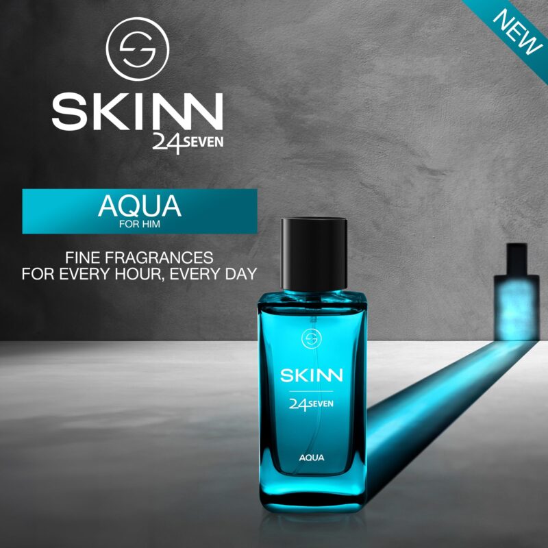 Skinn By Titan | 24Seven Aqua Perfume - 100 Ml | Perfume For Man | Gift for Men | Premium Fragrance | Grooming Essentials | Long Lasting Smell for Men | Eau De Parfum - Image 2