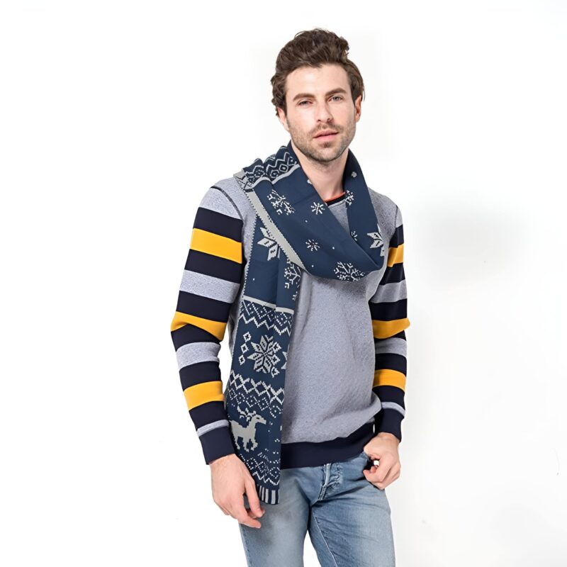 BRANDONN Fashions Designer Woolen Mens Woolen Mufflers/Scarf/Stoles (L 66 x B 10 inches) - Image 2