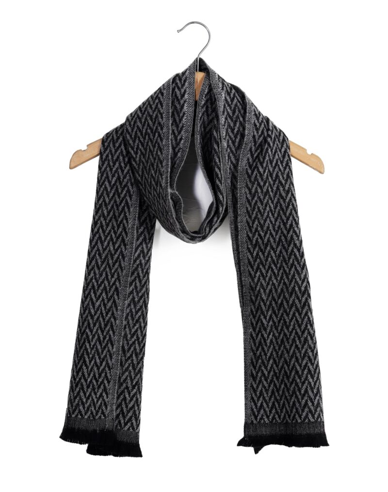 Ravaiyaa - Attitude is everything Men and Women's Wool Scarf Muffler Winter Wear Warm Scarves 72" X 14" Inch (Grey) - Image 4
