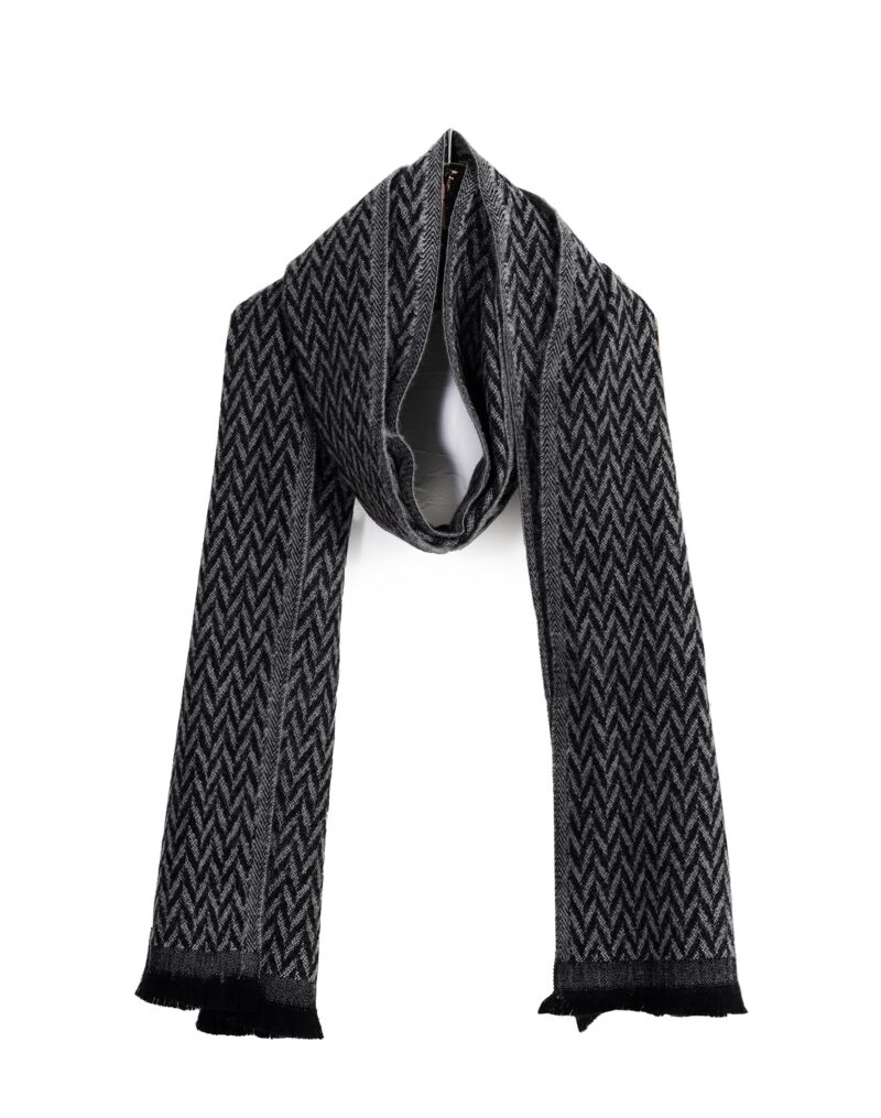 Ravaiyaa - Attitude is everything Men and Women's Wool Scarf Muffler Winter Wear Warm Scarves 72" X 14" Inch (Grey)