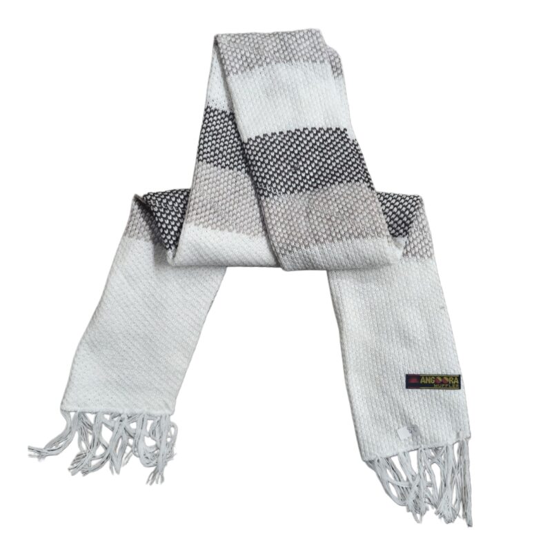 Woolen Soft MicroFibre Cashmere Knitted Soft and Warm Muffler Scarf for Men and Women Casual Stylish Winter Wear Scarf | Neck Warmer Woolen Stylish Muffler (Design 1) - Image 6