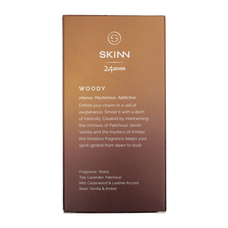 Skinn By Titan | 24Seven Woody Perfume - 100 Ml | Perfume For Man | Gift for Men | Premium Fragrance | Grooming Essentials | Long Lasting Smell for Men | Eau De Parfum - Image 7
