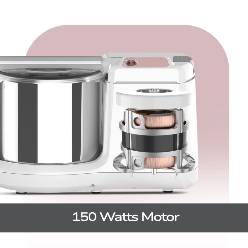 Ultra Mini 1.5 L Table Top Wet Grinder with 85W & Conical Grinding Stones - Image 3