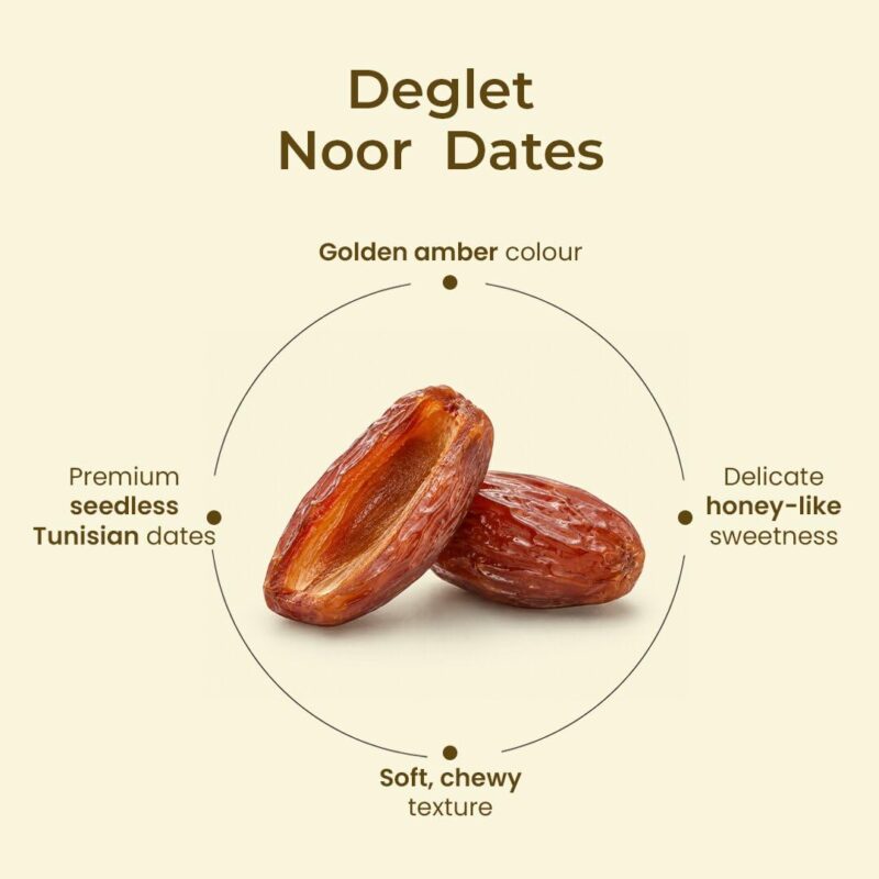 Bolas Seedless Tunisian Dates 800g (400g x 2) | Khajur/Khajoor | Naturally Sweet | No Added Sugar | No Preservatives | Rich in Fibre & Vitamins | Dry Fruits - Image 2