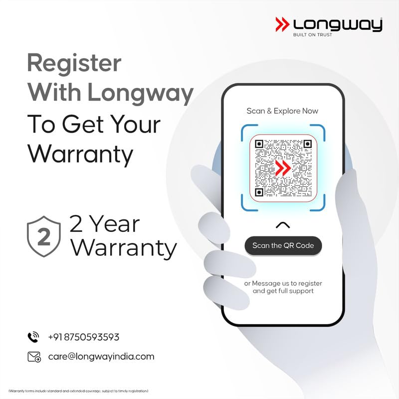 Longway Super Dlx Juicer Mixer Grinder | Up to 750W Max Output Powerful Motor | 4 Jars for Grinding, Mixing, Juicing | 2 Year Warranty | Black & Gray - Image 9