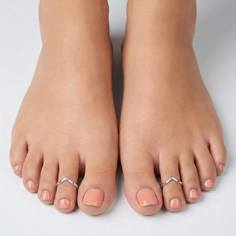 Parnika 925 Sterling Silver Adjustable Toe Rings for Women | Comfort Fit Band Design | Pure 92.5 Silver Chandi Bichiya | Certificate of Authenticity Included (Wave) - Image 5