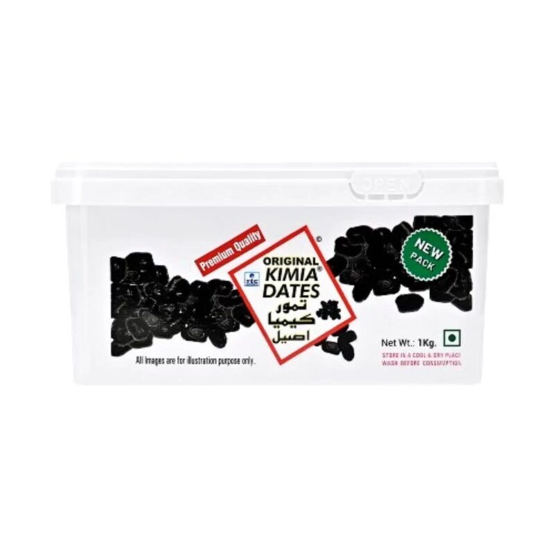 Kimia Dates Original Mazafati Dates -1kg | Juicy & Delicious Khajoor, Khajur | Healthy Snacks | Rich in Fibre | Perfect for Snacking (Plastic Box) - Image 7